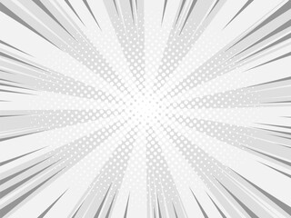 Retro halftone effect comic book style vector background
