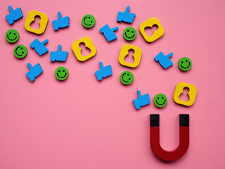 The lead magnet attracts likes and smile emoticons.