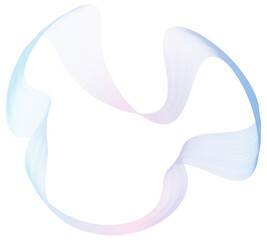 Abstract pink and blue circle wave frame background. Vector illustration.	