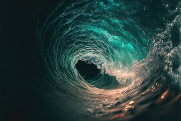 Ocean wave tunnel