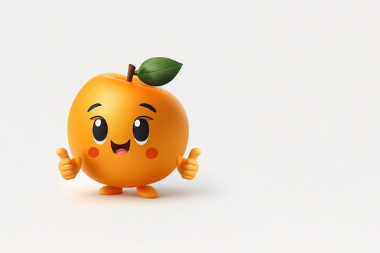 Thumbs up Happy orange  Character Generative AI