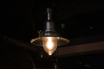 lamp on the wall