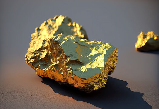 pure gold ore - generative AI