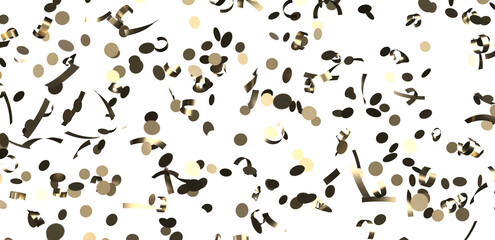 Glittering golden confetti png. Glittering golden