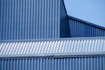 blue metal roof