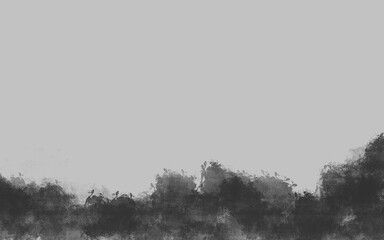 Gray background with grey marks and sponge spots. Abstract splash. Imitation of ink spots. trendy textures.  Grunge tire silhouette.  