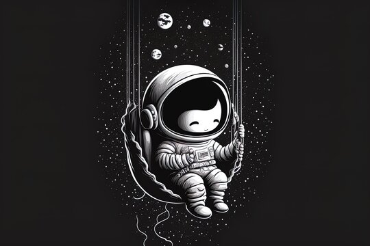 Astronaut Cartoon Black Images – Browse 13,029 Stock Photos, Vectors, and  Video | Adobe Stock