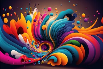 Obraz premium Abstract colorful background