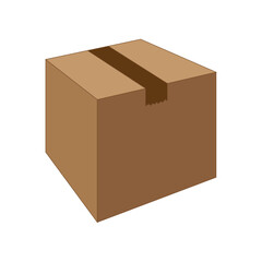package box icon logo vector design template