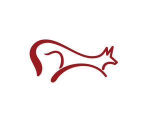 simple fox illustration