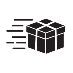 package box icon logo vector design template