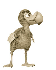 dodo cartoon is so mad and angry © DM7