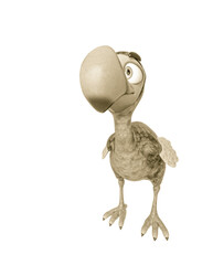 dodo cartoon is standing up © DM7