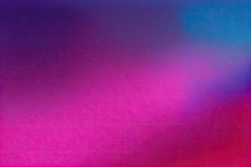 Blue magenta pink abstract gradient background with grainy texture effect. Ai- generative.