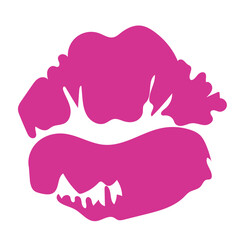 Kiss Lipstick Illustration