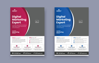 flyer,  corporate multipurpose minimal official business advertising magazine poster flyer with creative corporate newest trendy creative geometric shape in A4 template print design