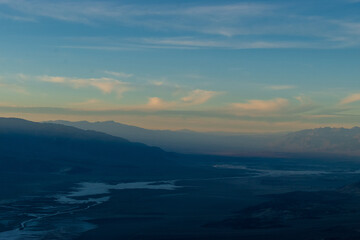 Dante's View Sunset at Death Valley National Park, California