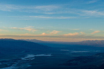 Dante's View Sunset at Death Valley National Park, California