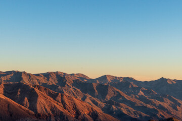 Dante's View Sunset at Death Valley National Park, California