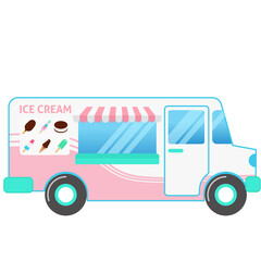 Ice Cream Sundae Illustration 