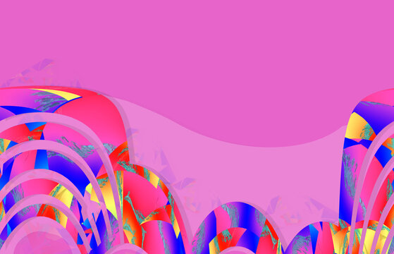 creative purple red ping blue gradient wallpaper mockup style empty space text valentines cardboard