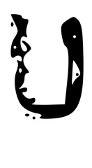 Rotten Textured Faded Creepy Mono Halloween Font