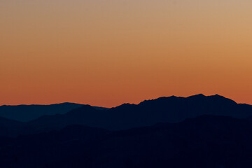 Dante's View Sunset at Death Valley National Park, California
