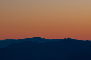 Dante's View Sunset at Death Valley National Park, California