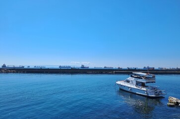 Obraz premium boats in the harbor