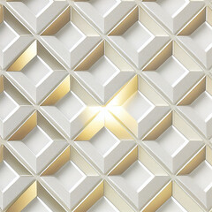 white and gold repeating pattern