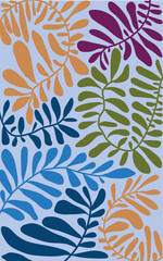 seamless floral color pattern