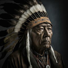 Obraz premium Red Indian Chief