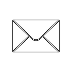 Mail icons. Envelope sign. Illustration.