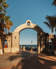 Malecon in Loreto, Baja California, Mexico