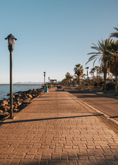 Malecon in Loreto, Baja California, Mexico