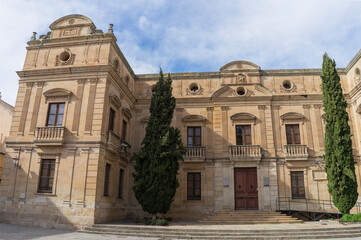 Fototapeta na wymiar One of the main buildings to visit in Salamanca ( Spain )