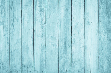 Fototapeta na wymiar Old grunge wood plank texture background. Vintage blue wooden board wall antique cracking style.
