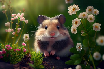 Spring is coming, cute wild animals