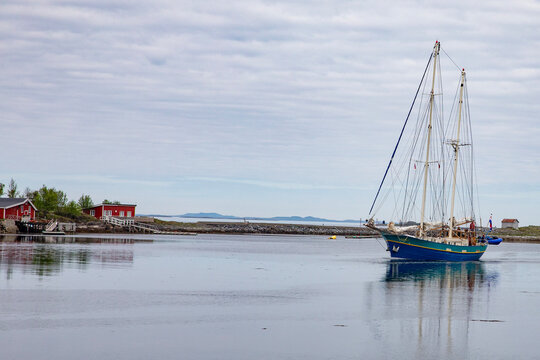 Safier is a Klipperyacht, KETSCH rigging .Her pass. Br&oslash;nn&oslash;ysund port,Helgeland coust,Norway,Europe