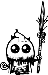  cartoons, vektor, abbildung, halloween, kind, zeichnung, black, character, comic, gesicht, junge, spaß, lächeln, monster, kunst, schädel, leute, tier, komisch, kostüm, rpg, cartoon, cute, eyes, graph