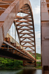Obraz premium The Thaddeus Kosciusko Bridge in Albany NY.