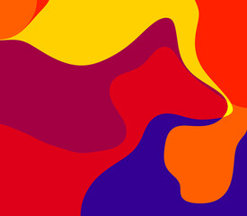 Flowing abstract swirls of color