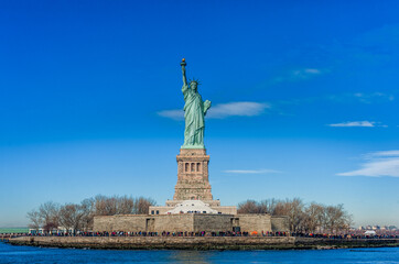 Obraz premium Statue of Liberty on Liberty Island. USA.