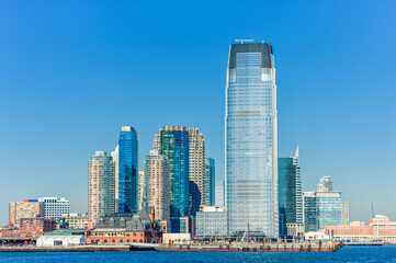 Cityscape with Jersey. Hudson River. USA