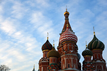 Saint Basil cathedral on the Red Square in Moscow