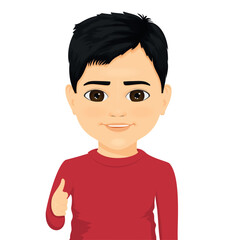 portrait of young man making okay sign