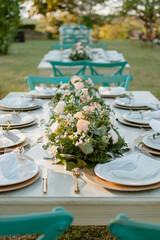 wedding table setting