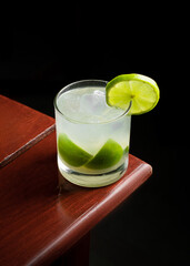 mojito cocktail with lime