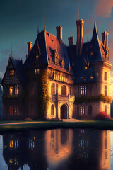 Obraz premium view of the castle
