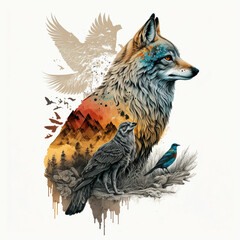 Spirit Animals, Generated, AI, Generated AI